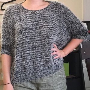 YA Los Angeles Fuzzy Shirtsleeve Sweater